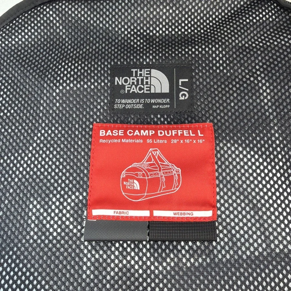 The North Face Golden State Base Camp Duffel Backpack Large 95L TNF Black NWT